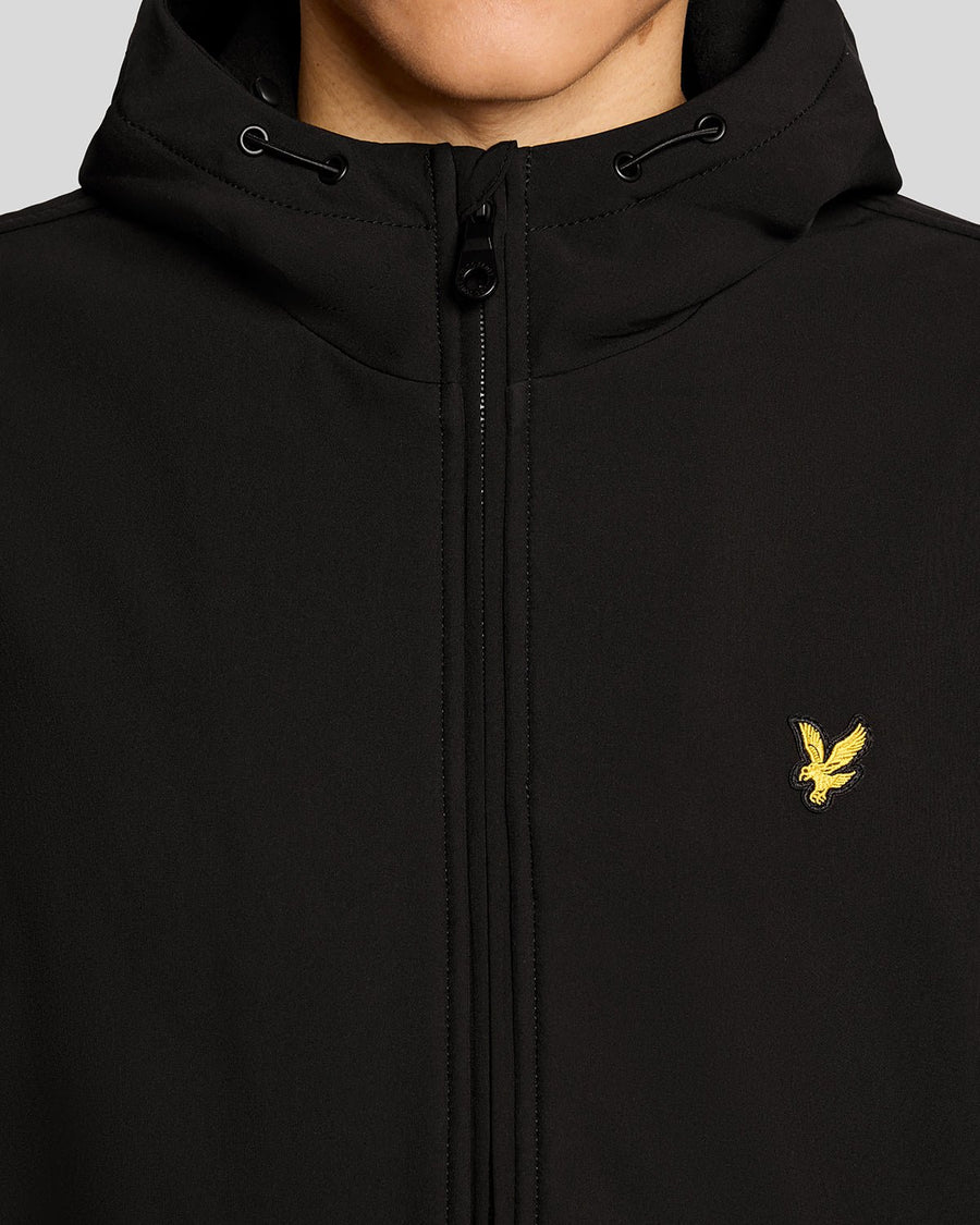 Fleece Back Softshell - Black