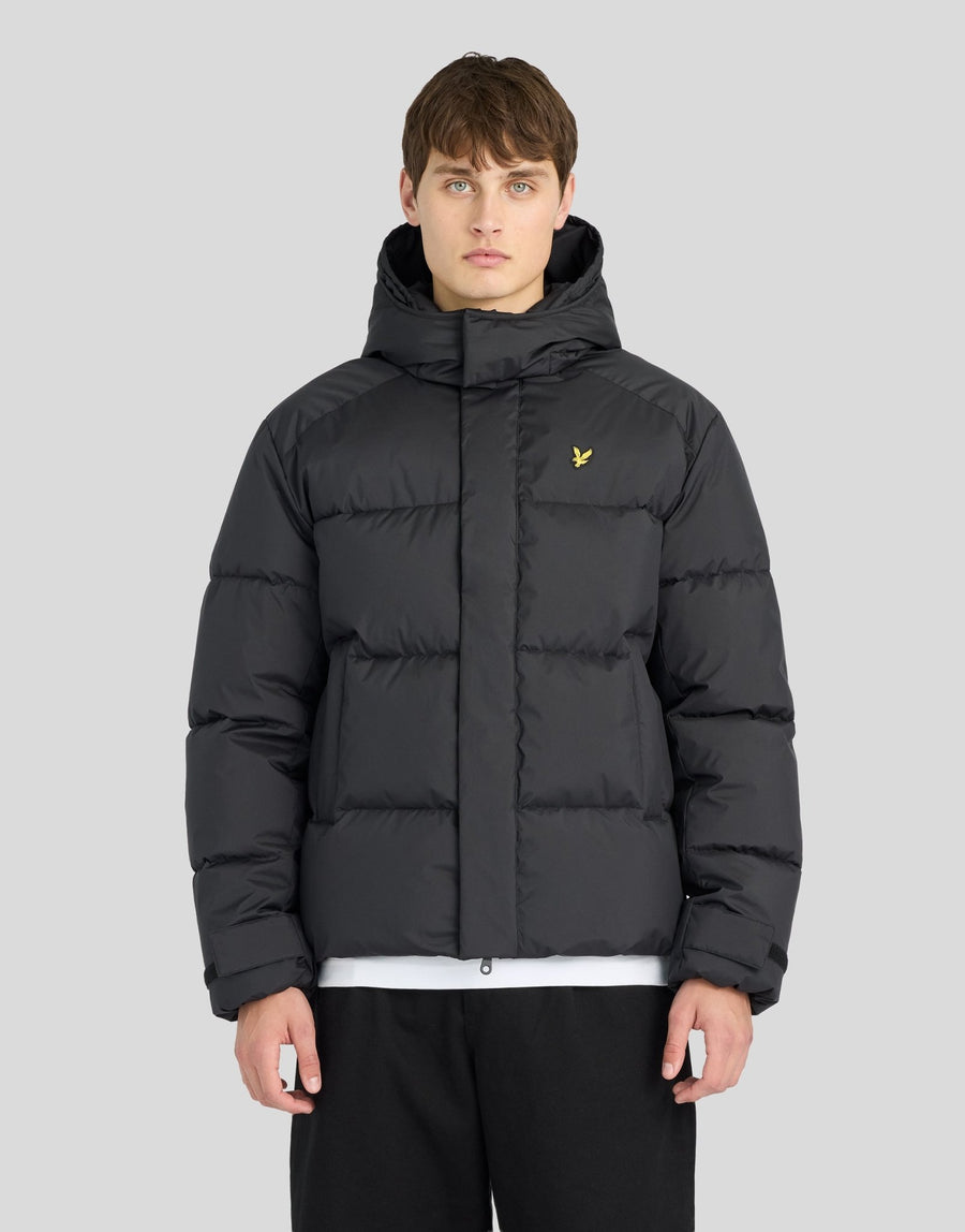 Hooded Puffer Jacket - Piumino